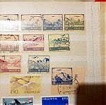 Ελβετια μικρή συλλογή γραμματόσημων 1948-1972