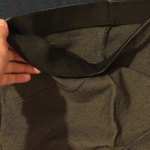 High-waist fitted skirt used, size M, knee length