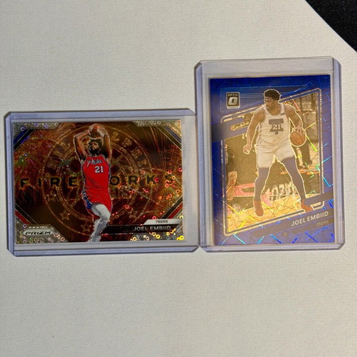 Joel Embiid Set of 8 Philadelphia 76ers Cards New