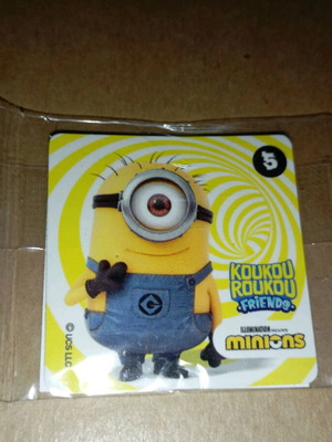 Αυτοκόλλητο Minions koukou roukou No 5 καινούργιο