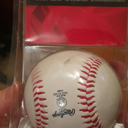 Collectible leather baseball RAWLINGS USA