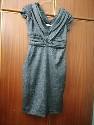Φόρεμα Zara woman medium, σαν καινούργιο, γκρι, στενή γραμμή