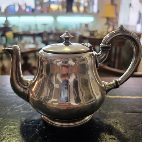 Christofle Vintage Silver Plated Teapot Art Deco used