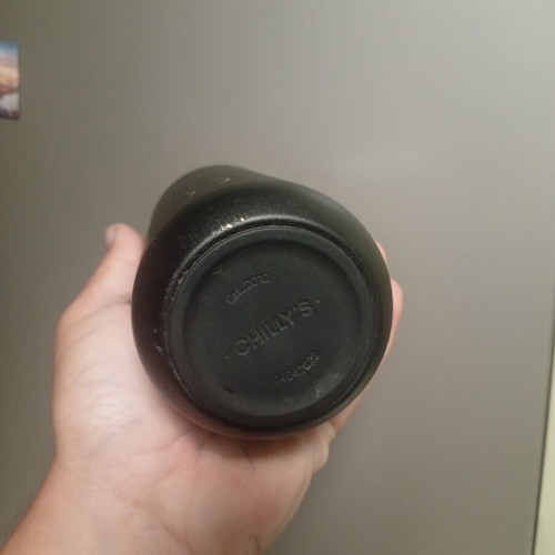 Chilly's S2 Abyss Black 500ml water bottle used