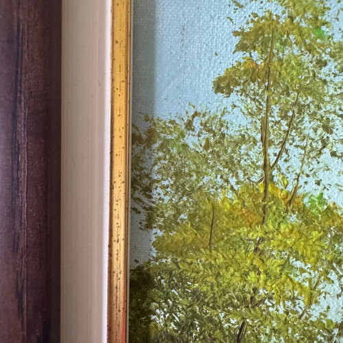C. Inness Framed Oil Painting like new