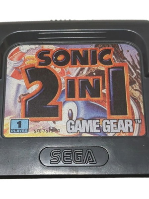 Sonic 2 in 1 Sega Game Gear
