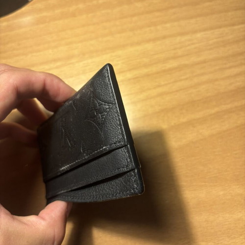 Louis Vuitton Card Holder Monogram Shadow Black like new