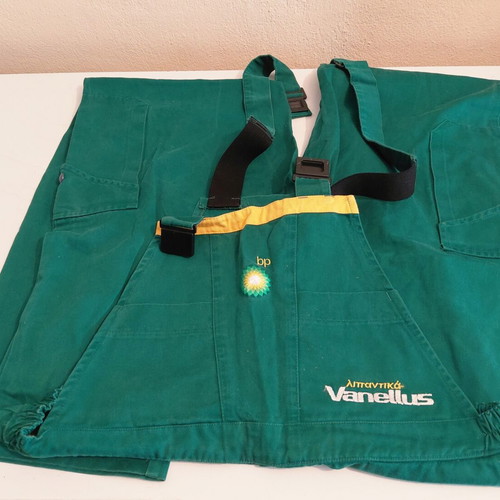 BP Vanellus green work overalls size M, like new