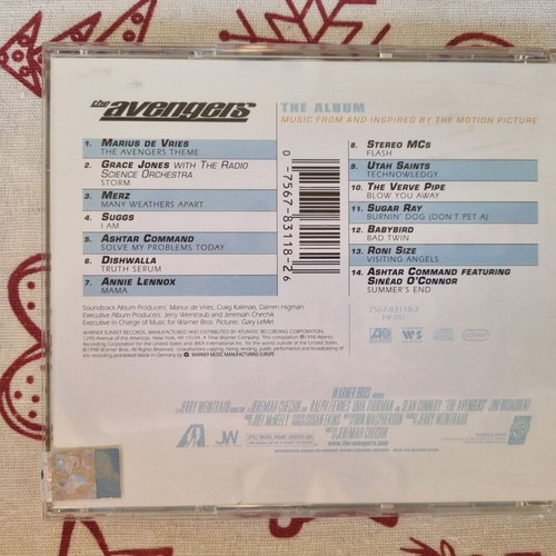 The Avengers 1998 Soundtrack CD like new, alternative rock