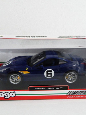 Bburago Ferrari Heritage 70 Years blue 1/18 new