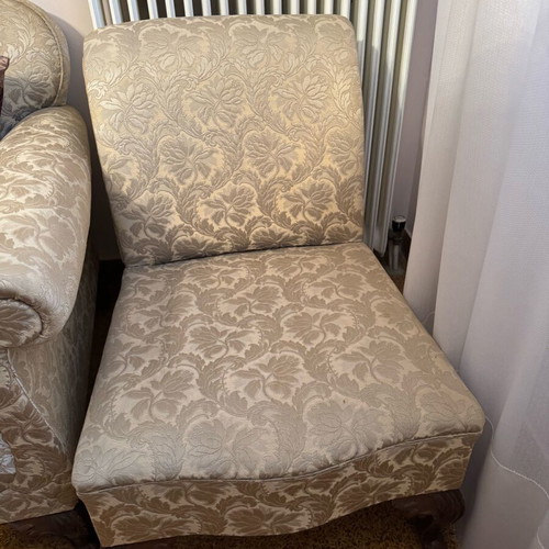 Sofa and two large armchairs used