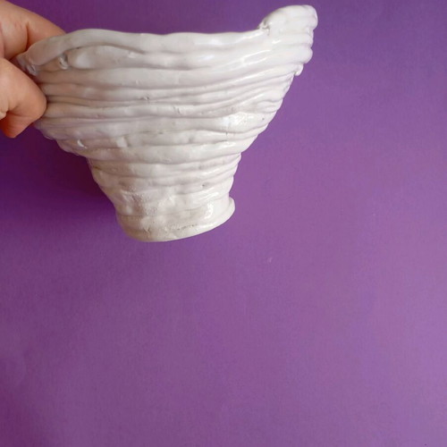 Ceramic fruit bowl handmade like new