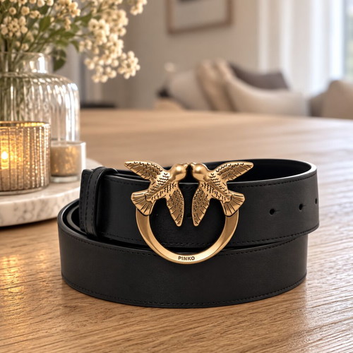 Pinko belt medium size, black