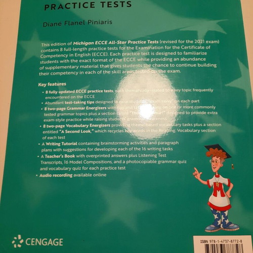 Ecce All Star practice tests used, completed exercises