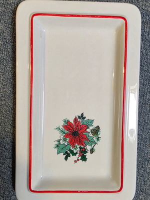 Πιατέλα κεραμική μεταχειρισμένη 29 εκ x 17 εκ