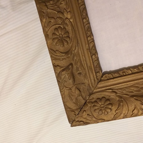 Antique carved wooden frame used, 1930s decade