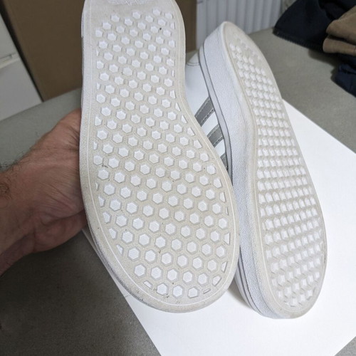 Adidas sneakers size 35 like new, white athletic shoes for girls