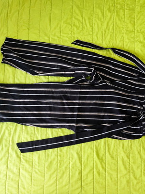 Women's wide pants with belt like new, size M 38 10, blue