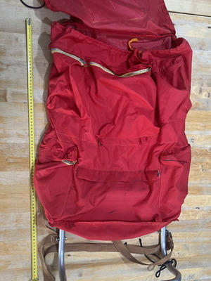 Camping backpack used, 78x36 cm