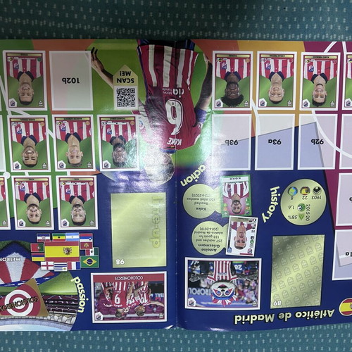 Panini Official Sticker Album 2021 used, partial completion