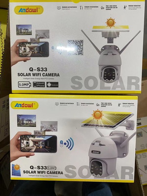 Andowl IP Wi-Fi Camera 1080p Waterproof Battery Q-S33 New