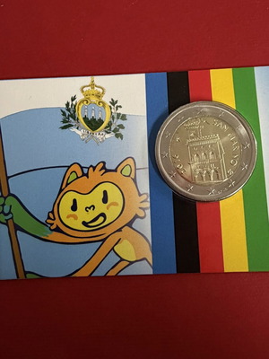2€ κάρτα νομίσματος Σαν Μαρίνο 2016 Καινούργιο