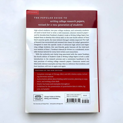 Student’s Guide to Writing College Papers μεταχειρισμένο, 4η Έκδοση