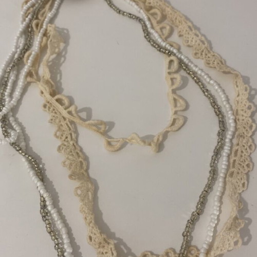 Handmade necklace/pin vintage like new