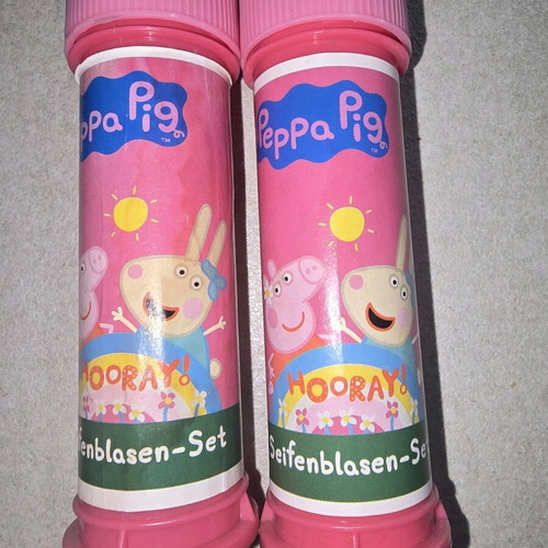 Peppa Pig bubbles like new, set of 2