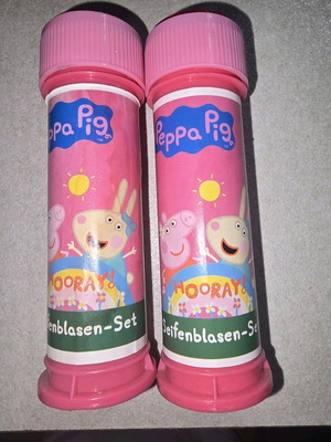 Peppa Pig bubbles like new, set of 2