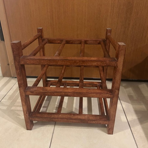 Wooden wine rack 9 positions like new
