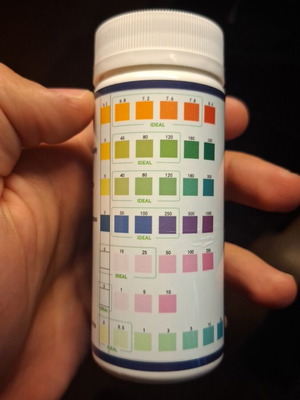 7way aquarium water test kit new, 100 pieces