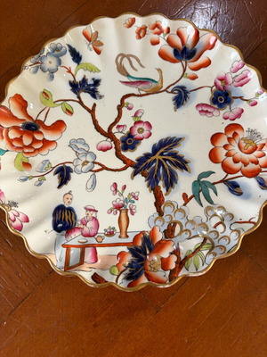 Copeland antique plate England 19th century like new with Chinese motif