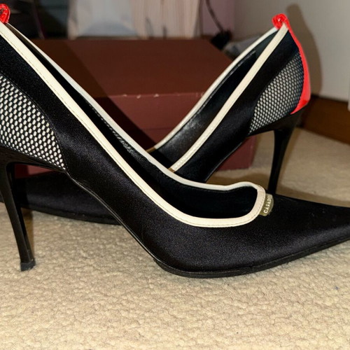 Casadei heels like new, size 39.5, black and red