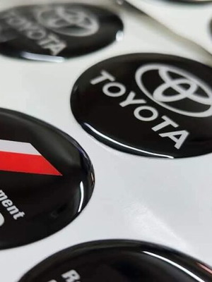 Steering wheel replacement sticker set of 2 for Celica T23 and Corolla E11-12 new