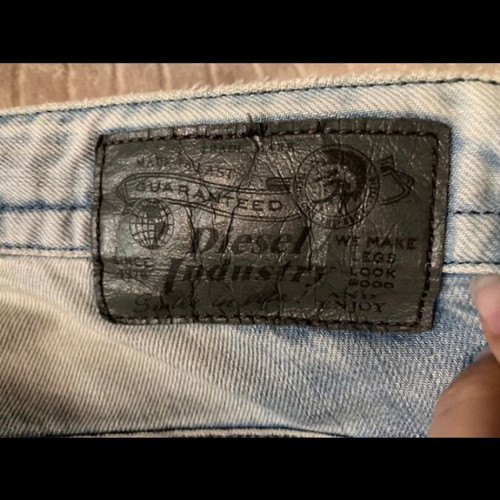 Diesel light blue skinny men's jeans size 28 used vintage