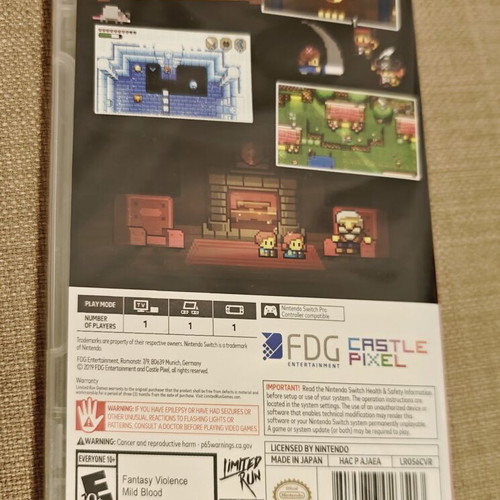 Blossom Tales The Sleeping King Nintendo Switch Limited Run new