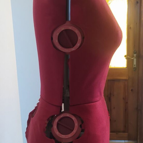 Adjustable sewing mannequin slightly used