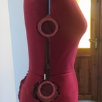 Adjustable sewing mannequin slightly used