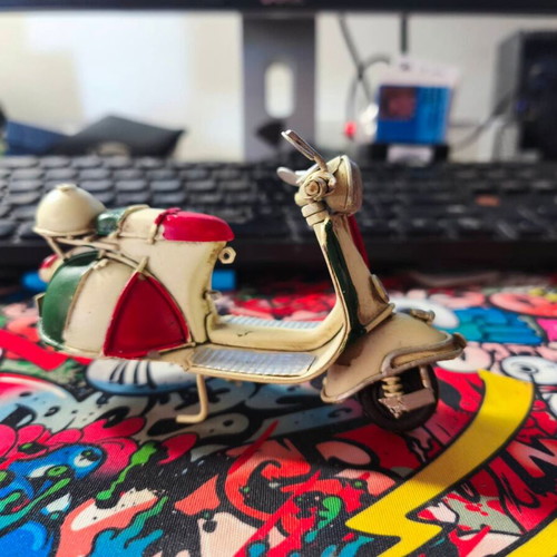 Decorative Vespa scooter miniature used, vintage style