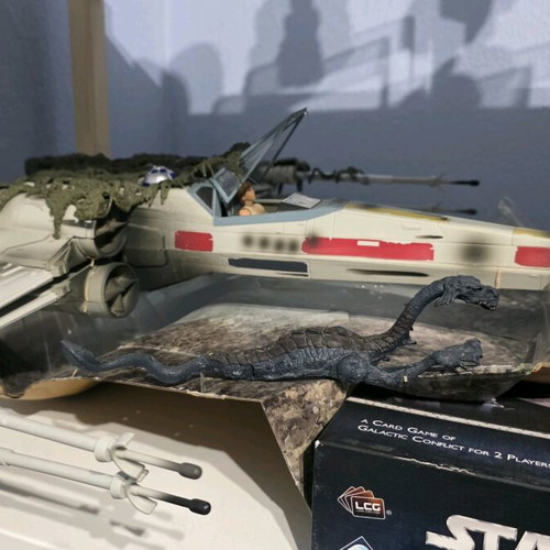 Star Wars Luke Skywalker X-Wing με Dagobah και R2-D2 μεταχειρισμένο