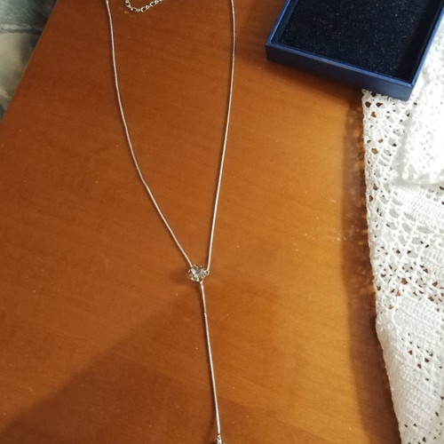 Swarovski pendant necklace like new with stones
