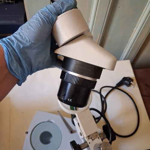 Motic Stereo Microscope binocular with top and bottom lighting like new