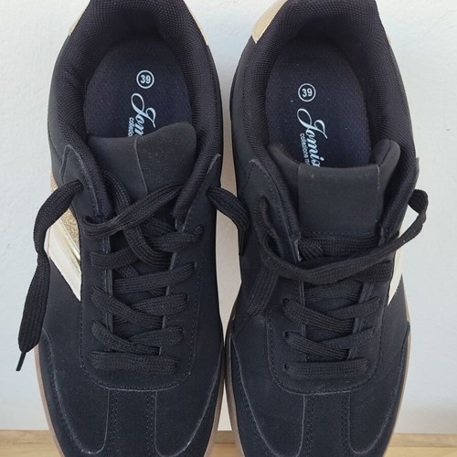 Jomix Shoes sneakers size 39, black and gold