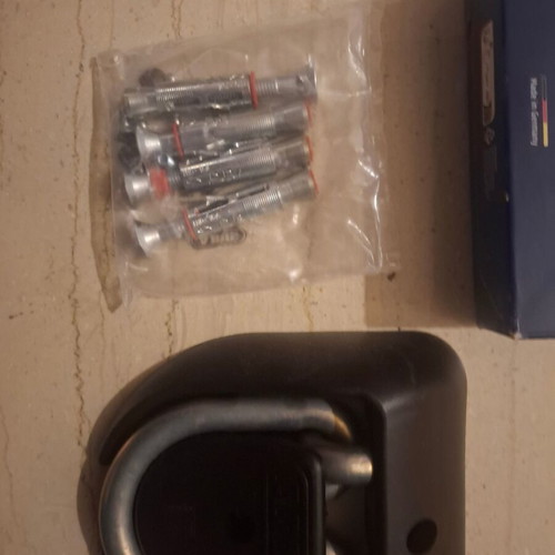 Abus WBA 100 ground ring new for motorcycle or car locking