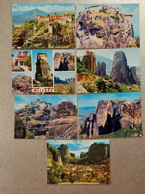 Postcards from Meteora like new, pack of 7