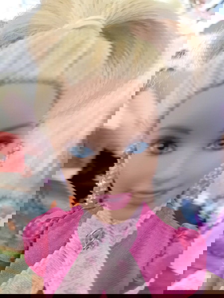 barbie doll. redressed.  με αυθεντικά ρούχα.