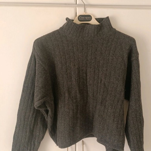One Step women's knitted turtleneck gray new
