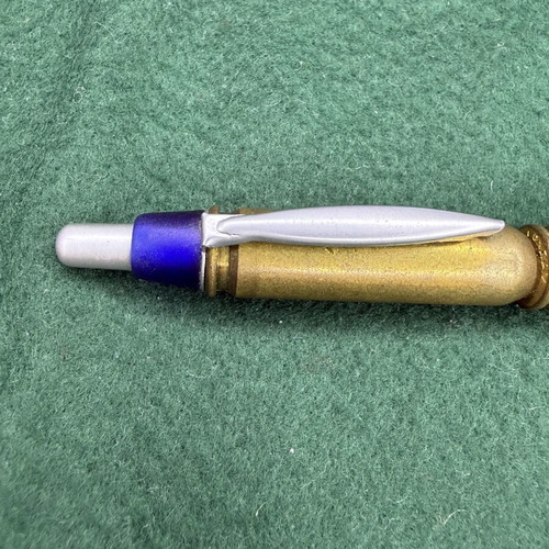 Handmade pen from bullet casings used
