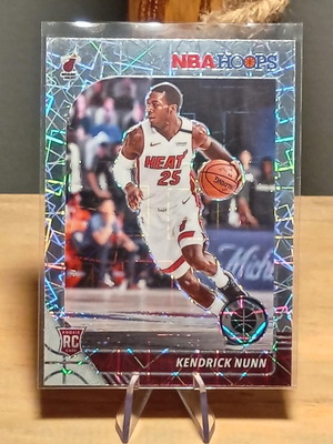 Kendrick Nunn silver lazer card 2019-20 Panini Hoops like new